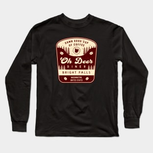 Oh Deer Diner Emblem Long Sleeve T-Shirt